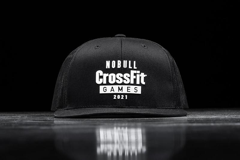 Black Nobull Crossfit Games<Sup>®</Sup> 2021 Flat-Brim Trucker Men\'s Hats | CA H1620A